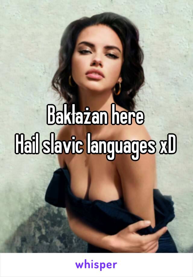 Bakłażan here
Hail slavic languages xD