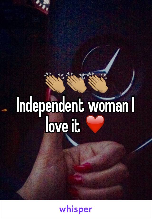 👏🏽👏🏽👏🏽
Independent woman I love it ❤️