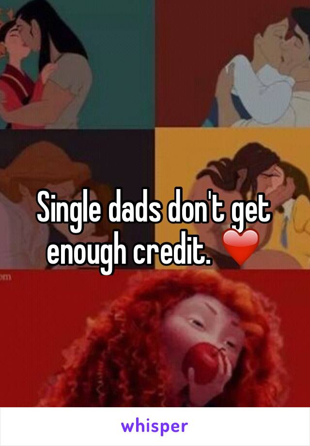 Single dads don't get enough credit. ❤️