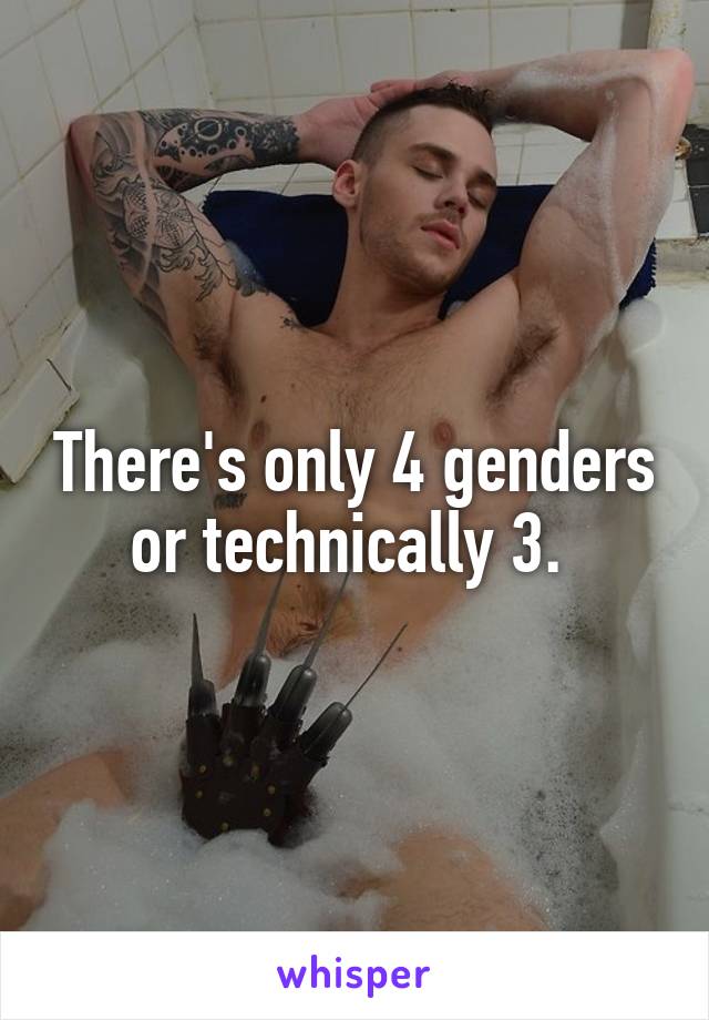 There's only 4 genders or technically 3. 