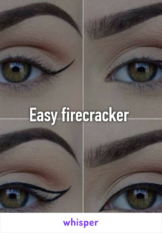 Easy firecracker 