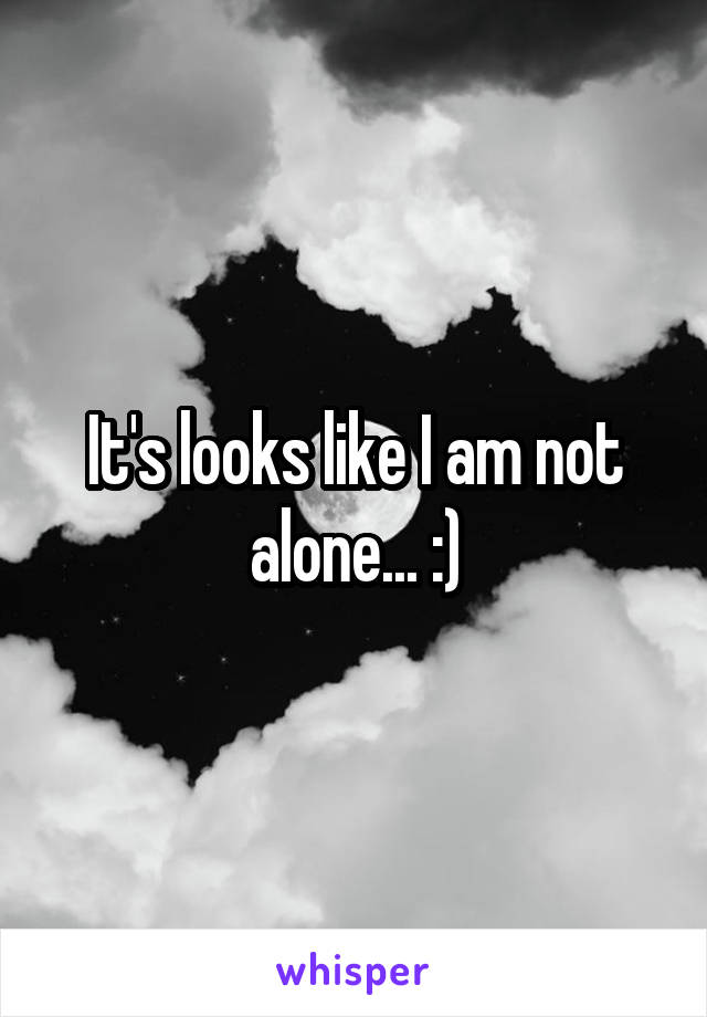 It's looks like I am not alone... :)