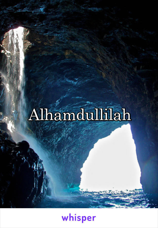 Alhamdullilah