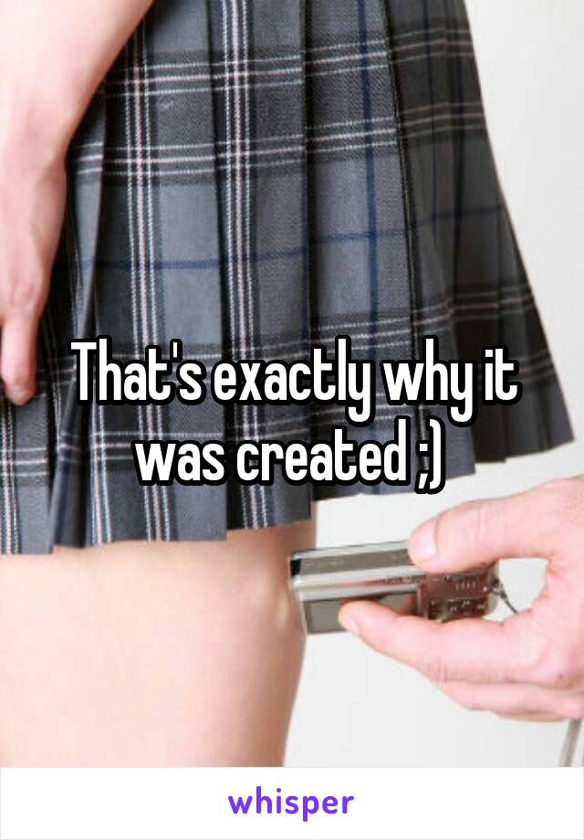 That's exactly why it was created ;) 