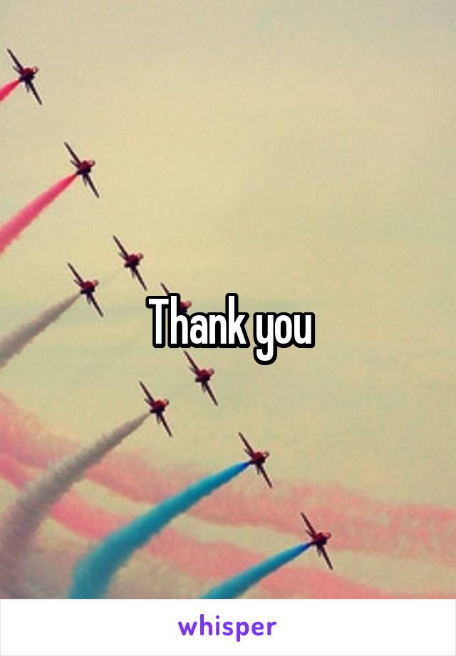 Thank you