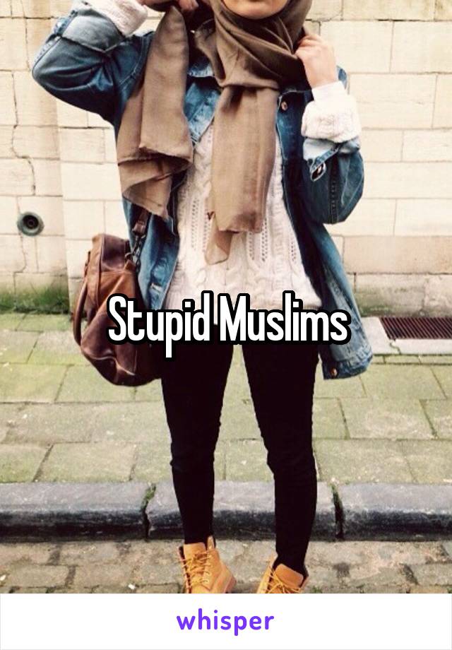 Stupid Muslims