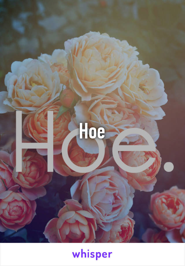 Hoe