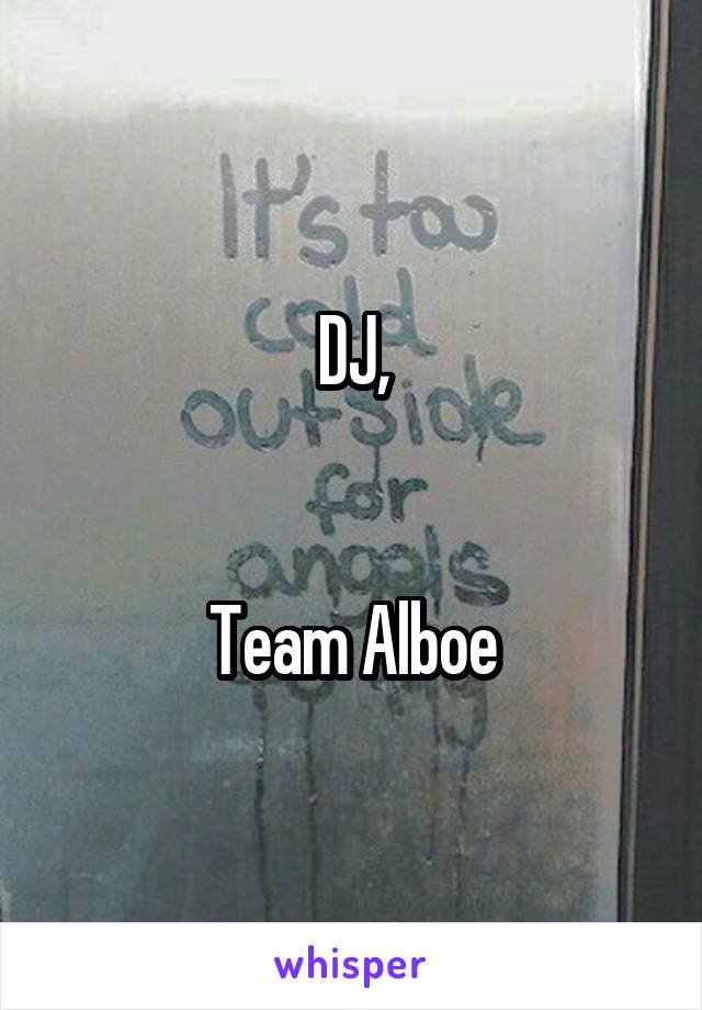 DJ,


Team Alboe