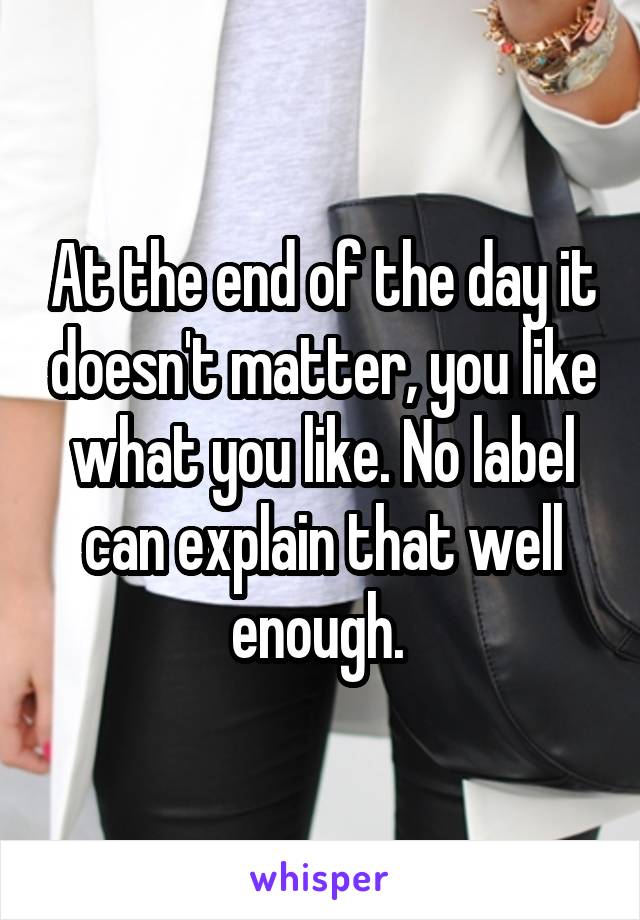 At the end of the day it doesn't matter, you like what you like. No label can explain that well enough. 