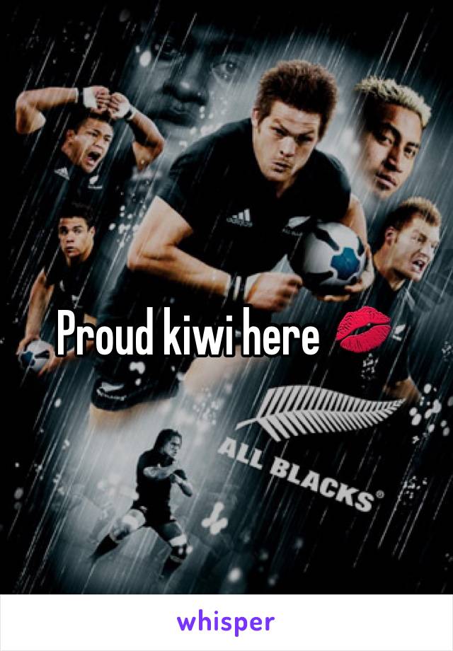 Proud kiwi here 💋