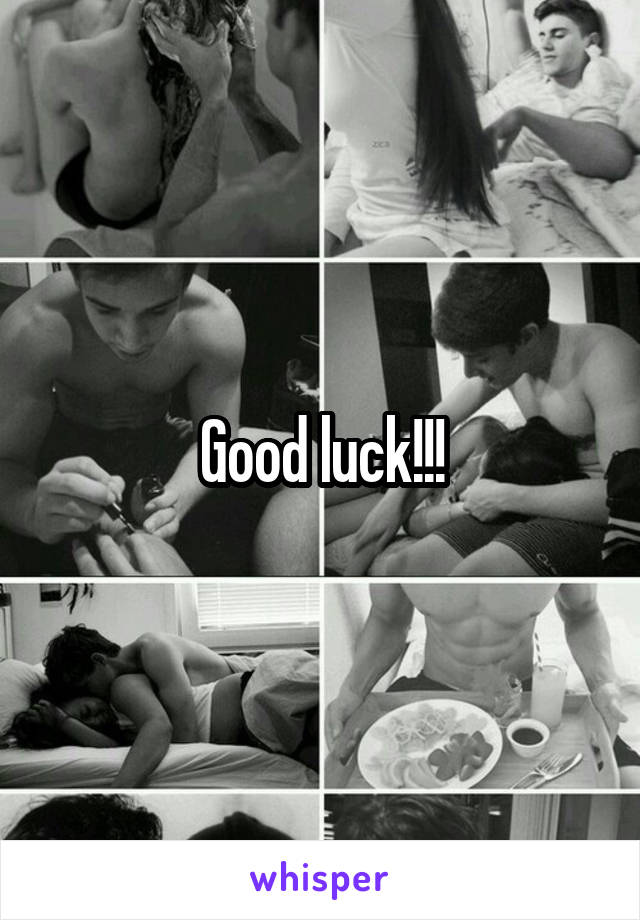 Good luck!!!