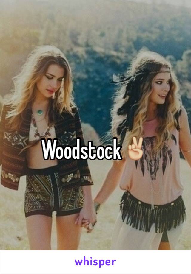 Woodstock✌🏼️