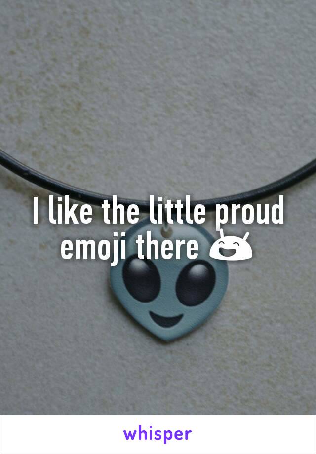 I like the little proud emoji there 😄