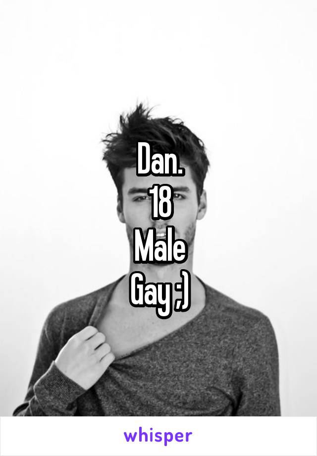 Dan.
18
Male
Gay ;)