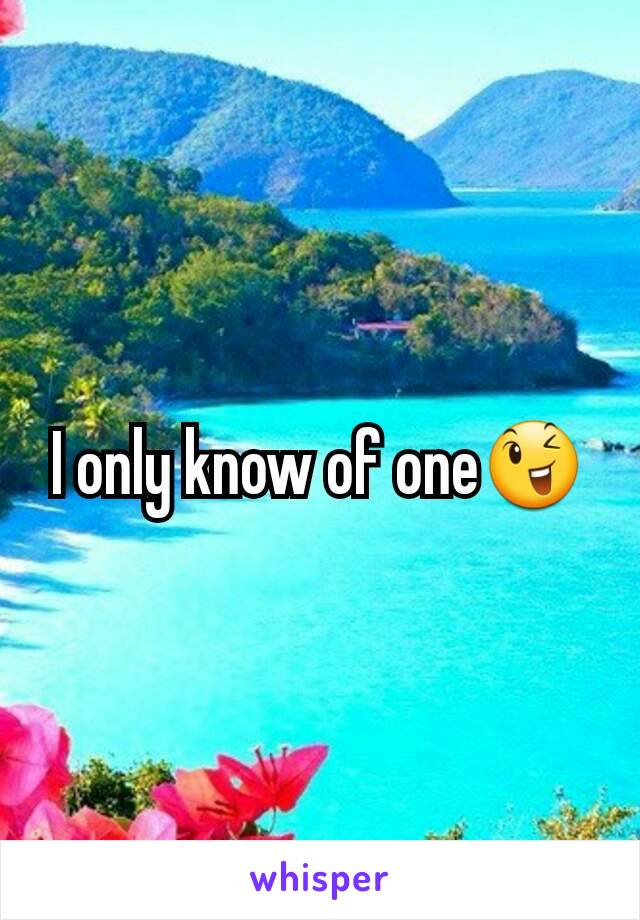 I only know of one😉