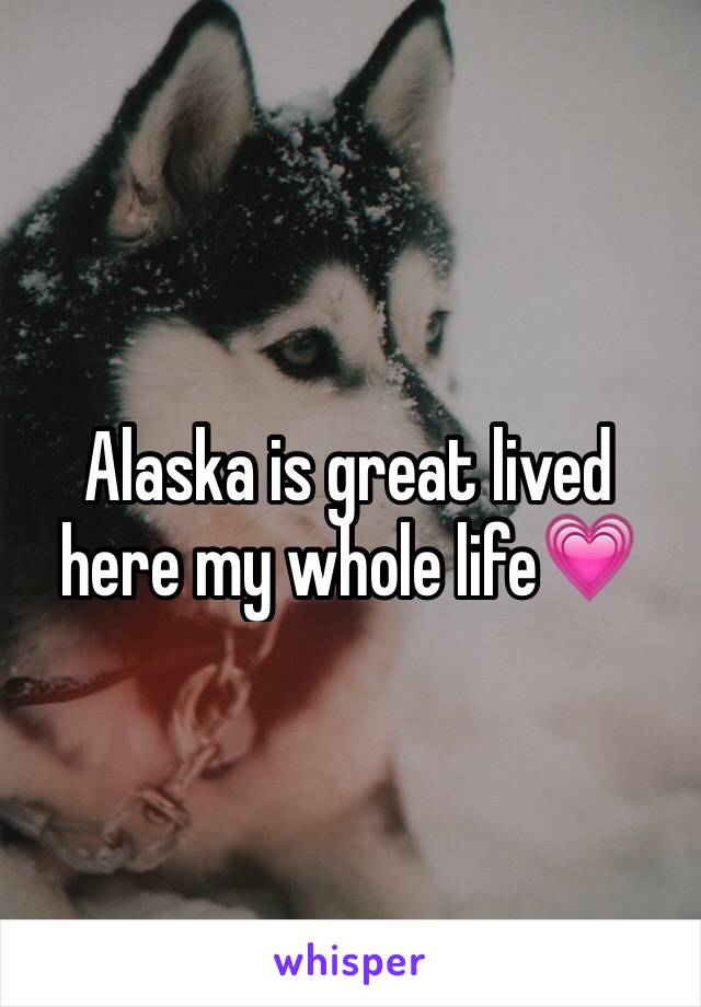 Alaska is great lived here my whole life💗