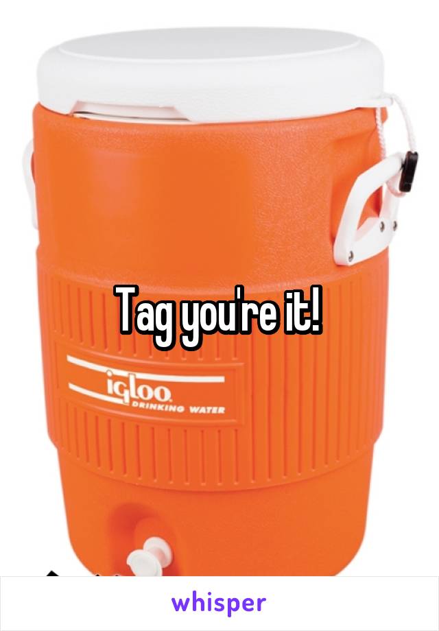 Tag you're it! 