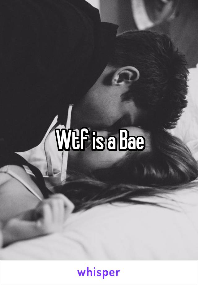 Wtf is a Bae