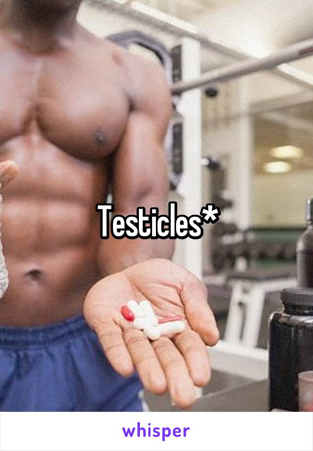 Testicles*