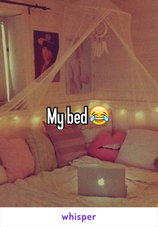 My bed😂