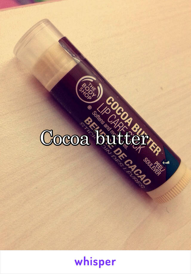 Cocoa butter 
