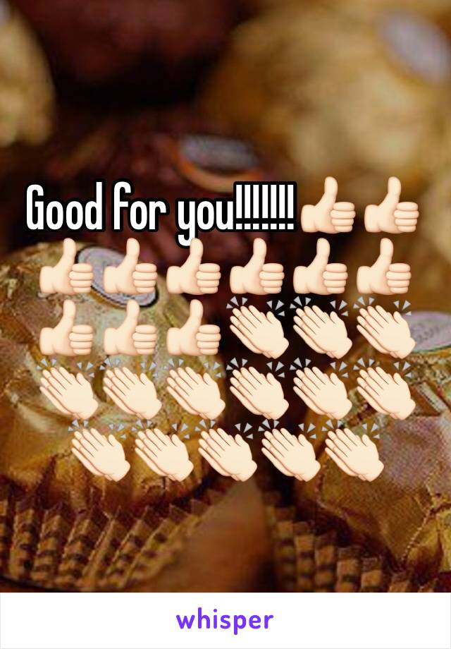 Good for you!!!!!!!👍🏻👍🏻👍🏻👍🏻👍🏻👍🏻👍🏻👍🏻👍🏻👍🏻👍🏻👏🏻👏🏻👏🏻👏🏻👏🏻👏🏻👏🏻👏🏻👏🏻👏🏻👏🏻👏🏻👏🏻👏🏻