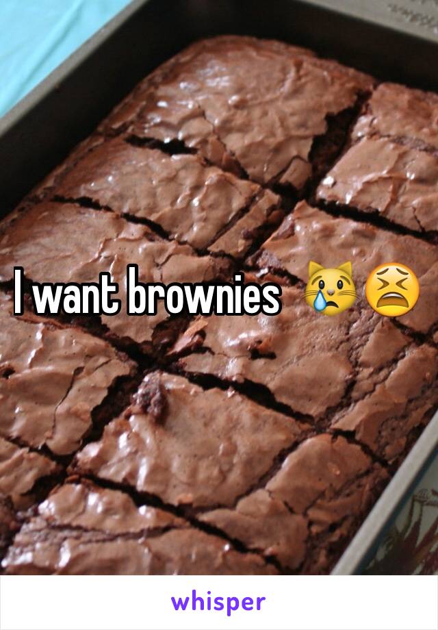 I want brownies  😿😫