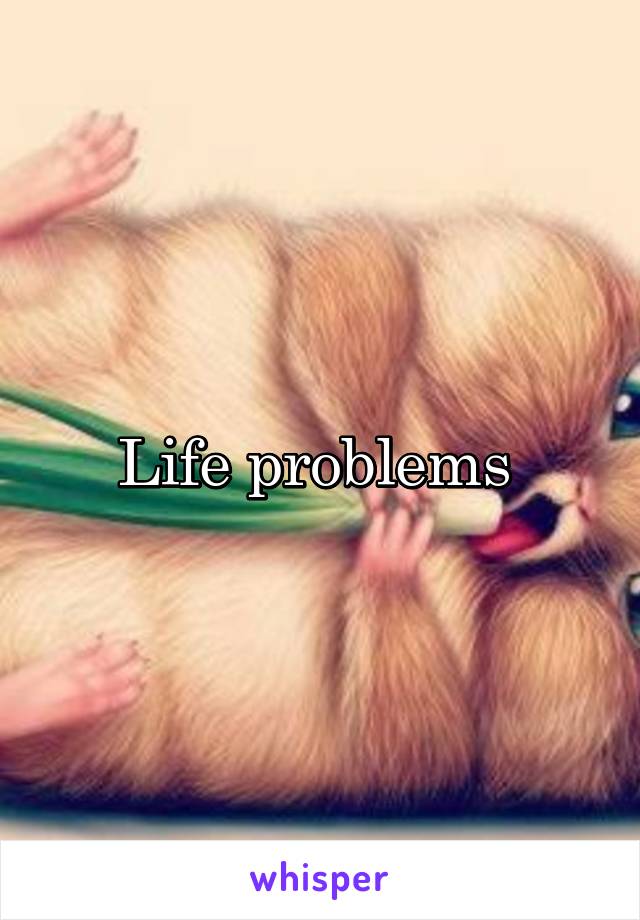 Life problems 