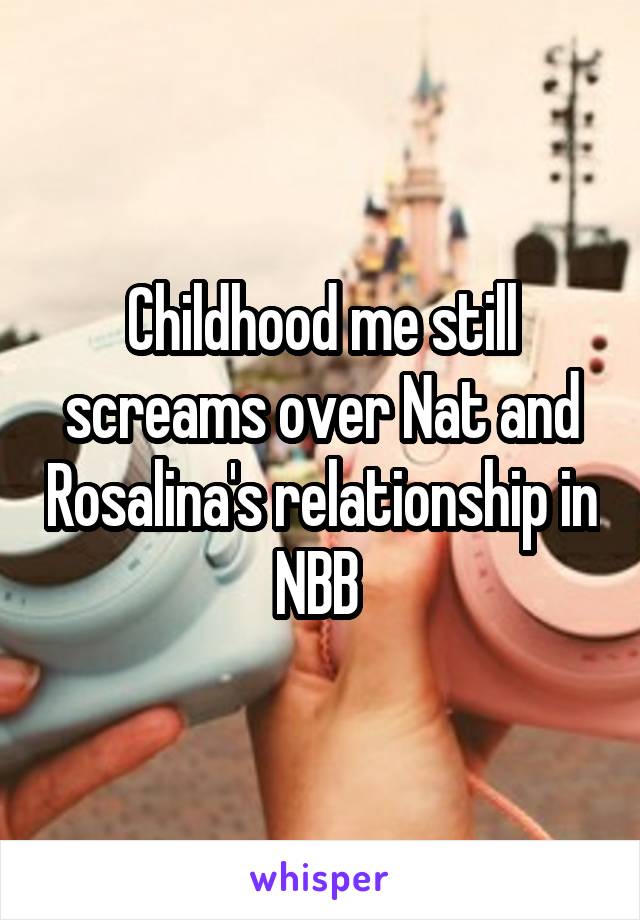 Childhood me still screams over Nat and Rosalina's relationship in NBB 