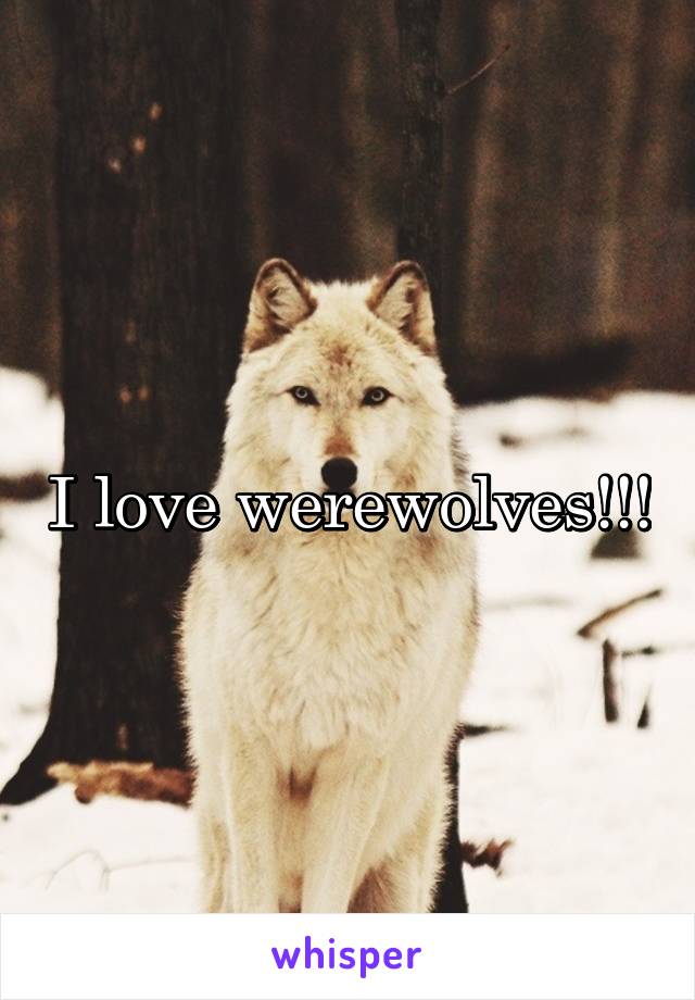 I love werewolves!!!