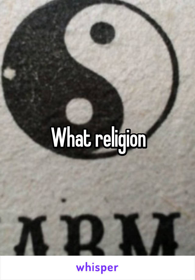 What religion