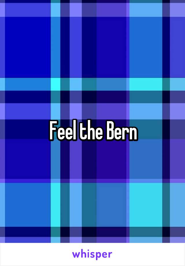 Feel the Bern