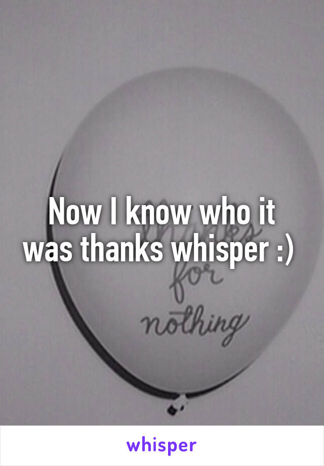 Now I know who it was thanks whisper :) 