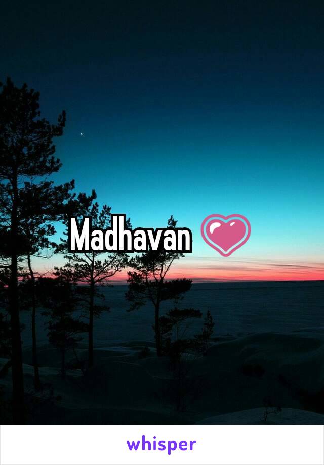 Madhavan 💗