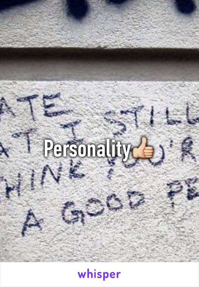 Personality👍