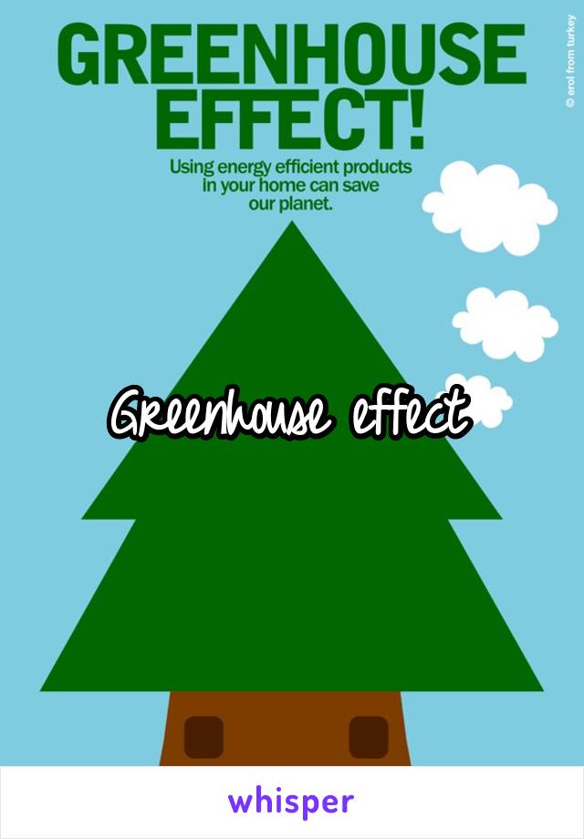 Greenhouse effect 