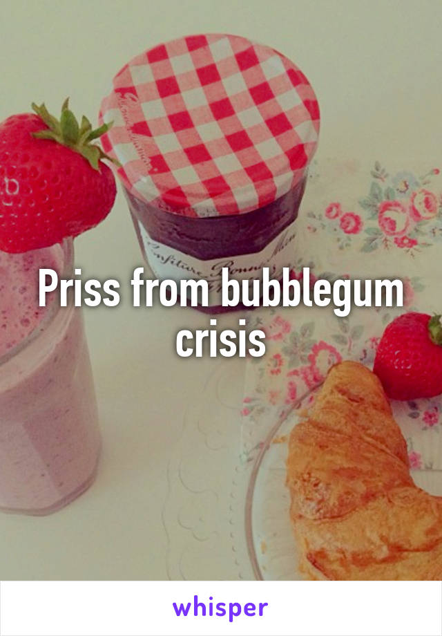 Priss from bubblegum crisis