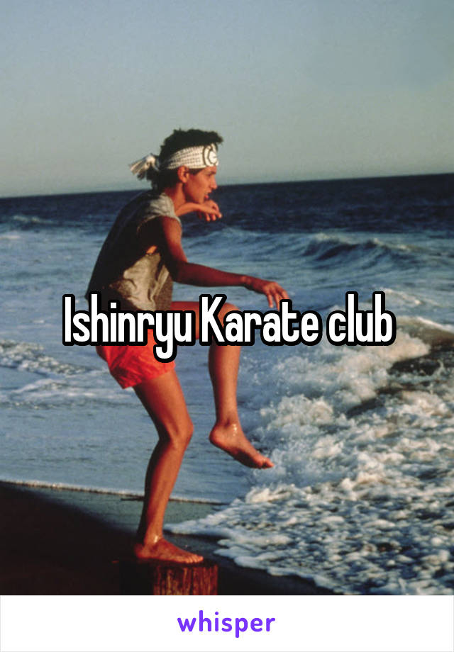 Ishinryu Karate club