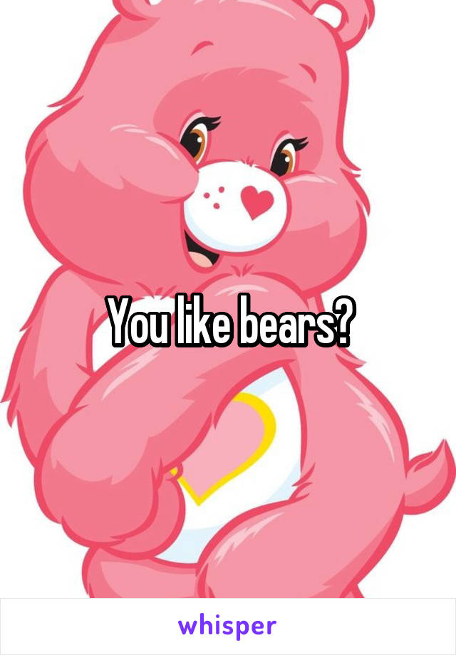 You like bears?