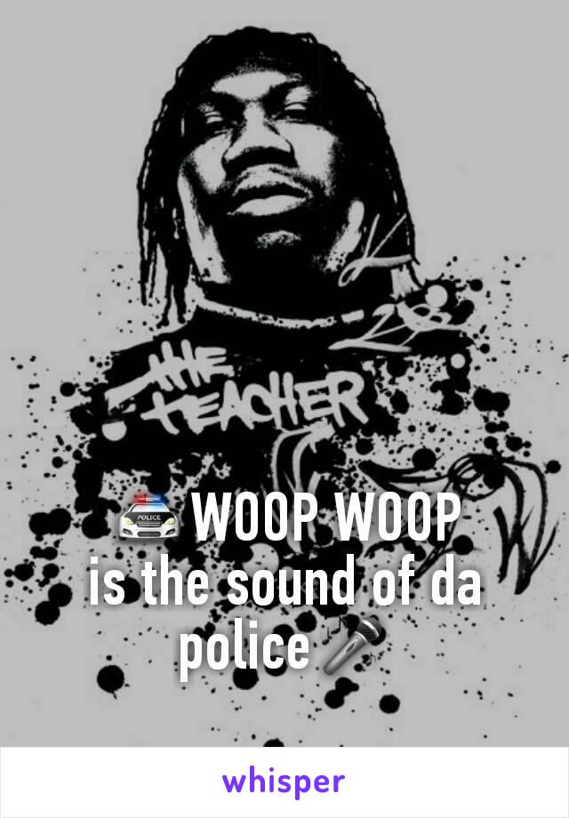 🚔WOOP WOOP
is the sound of da police🎤