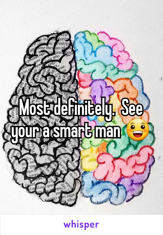 Most definitely.  See your a smart man 😀