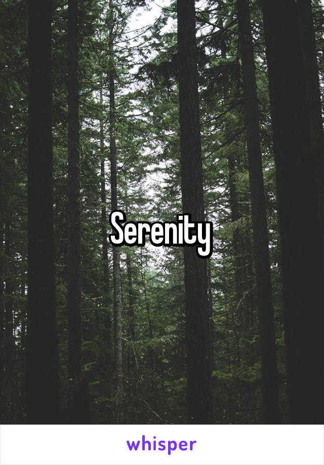 Serenity 