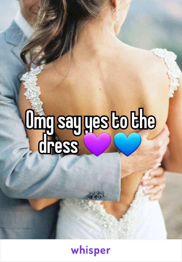 Omg say yes to the dress 💜💙