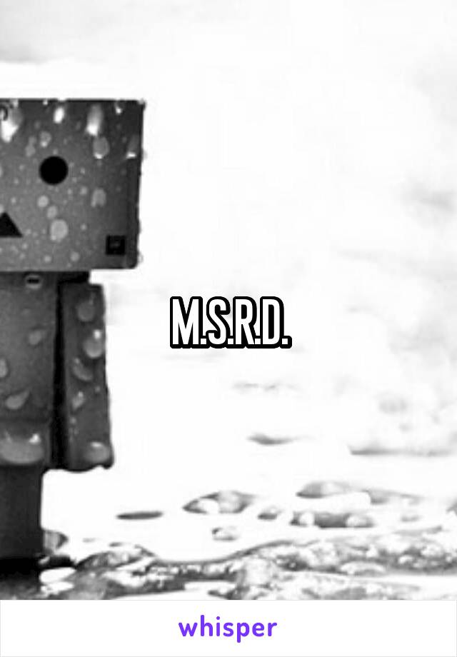 M.S.R.D.