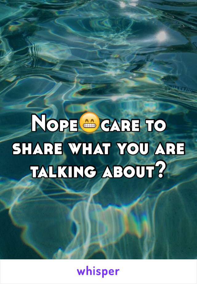 Nope😁care to share what you are talking about?