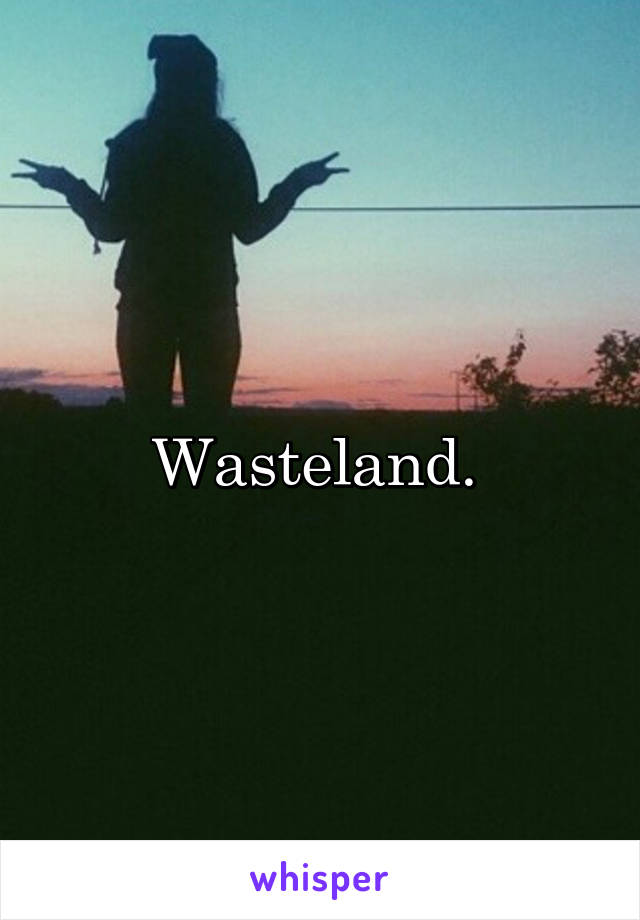 Wasteland. 