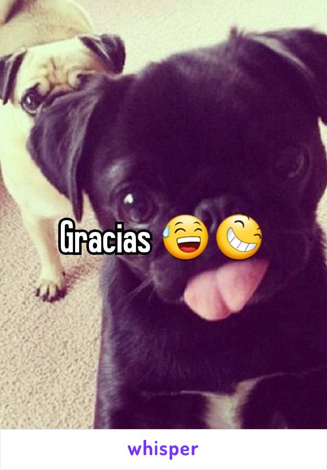 Gracias 😅😆