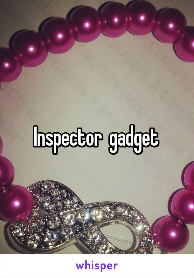 Inspector  gadget 