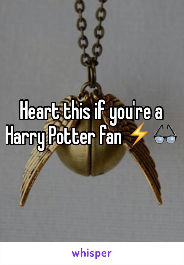 Heart this if you're a Harry Potter fan ⚡️👓