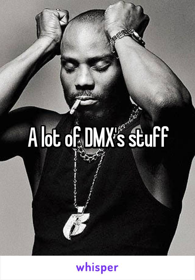 A lot of DMX's stuff